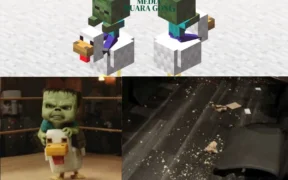 Chicken Jockey di film Minecraft menimbulkan kontroversi di bioskop (Ilustrasi oleh: Galih)