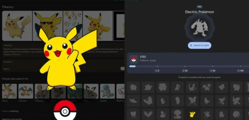 Fitur Baru Google Tangkap 151 Pokémon Kanto Langsung dari Pencarian Mobile!