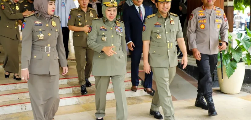 Gubernur Khofifah Minta Kuatkan Etos Kerja, Lindungi dan Layani Masyarakat Jawa Timur