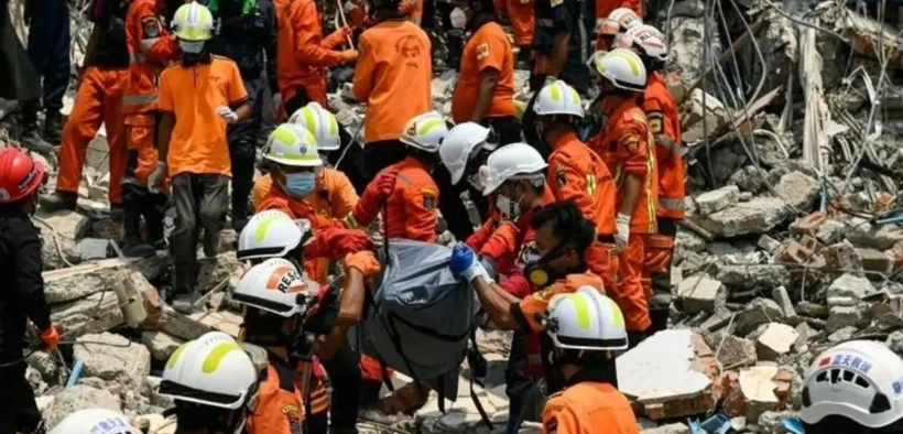 Korban gempa Myanmar tembus 3000 orang (Sumber: AFP)