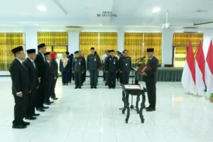 Lima Pejabat Fungsional Dilantik Sekda Lumajang