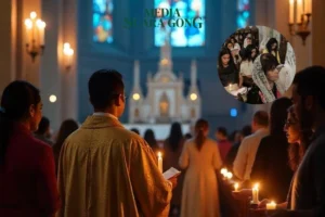 Misa Malam Paskah di Palestina oleh Umat Katolik dan Ortodoks