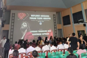 Paroki Kesatrian Malang Rayakan Jumat Agung dengan Tema Literasi Teknologi