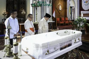 Presiden Prabowo Melayat Mgr. Petrus Turang