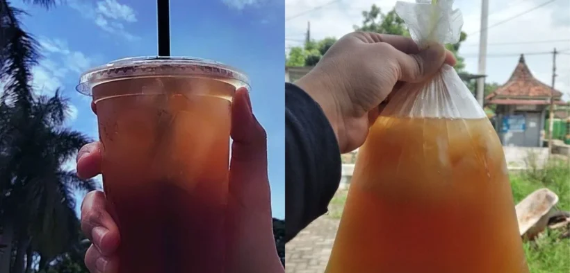 Es teh jumbo harga Rp 3.000-an memang menggoda, apalagi di tengah cuaca panas dan kantong tipis, namun ada ancaman kesehatan!