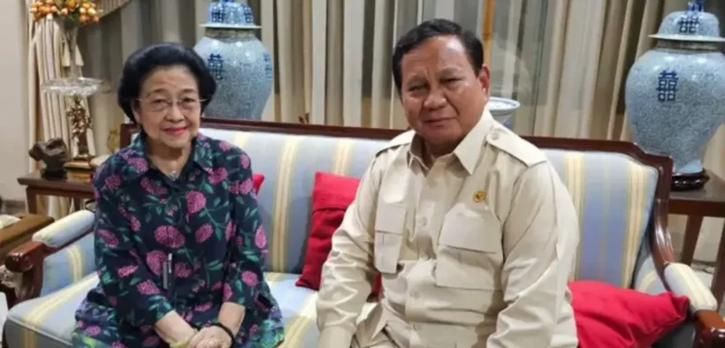 Dalam suasana Idulfitri 1446 Hijriah, Presiden RI terpilih Prabowo Subianto melakukan silaturahmi dengan Presiden ke-5 RI, Megawati Soekarnoputri.