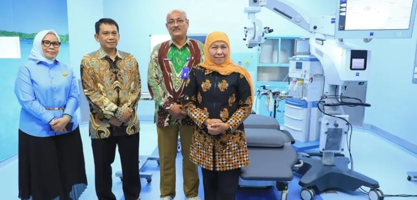 Gubernur Khofifah ajak para ibu hamil untuk memanfaatkan dua aplikasi inovatif buatan Dinkes Jatim, yaitu e-Detik dan BUAIAN.