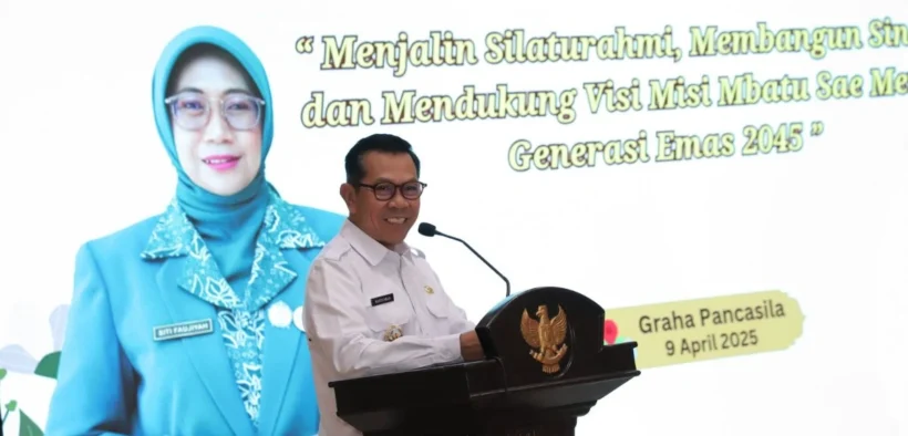 Wali Kota Batu, Nurochman menghadiri kegiatan peringatan Hari Ulang Tahun (HUT) ke-23 Gabungan Organisasi Wanita (GOW) Kota Batu