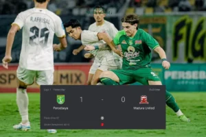 Persebaya Bungkam Madura United 1-0 di GBT, Flavio Silva Jadi Penentu