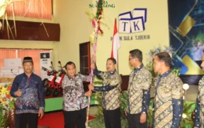 PT Sinergi Gula Nusantara (SGN) Pabrik Gula Tjoekir gelar tasyakuran buka giling 2025, Selasa (29/4) di Graha Karya PG Tjoekir