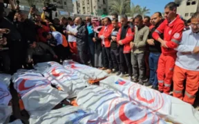 Serangan Mematikan Israel pada Petugas Medis di Gaza