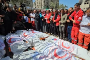 Serangan Mematikan Israel pada Petugas Medis di Gaza