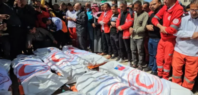 Serangan Mematikan Israel pada Petugas Medis di Gaza
