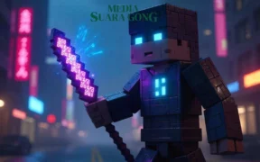 Steve sebagai tokoh utama dan ikon Minecraft (Ilustrasi oleh: Lusia)