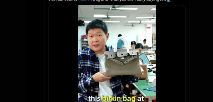 Viral di TikTok, Banyak Brand Mewah Dibuat di China dengan Biaya Produksi Murah