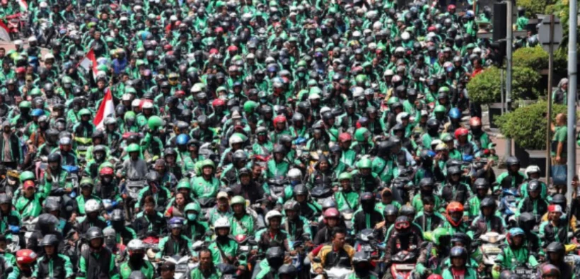 Demo ojol serentak bisa buat aplikasi ojek online terancam berhenti sementara (Tangkap Layar oleh: Galih)