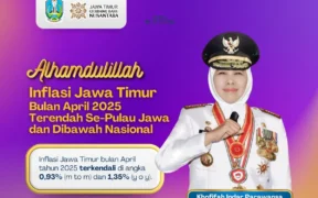 Gubernur Khofifah Inflasi April 2025 Terendah se-Pulau Jawa dan Dibawah Nasional