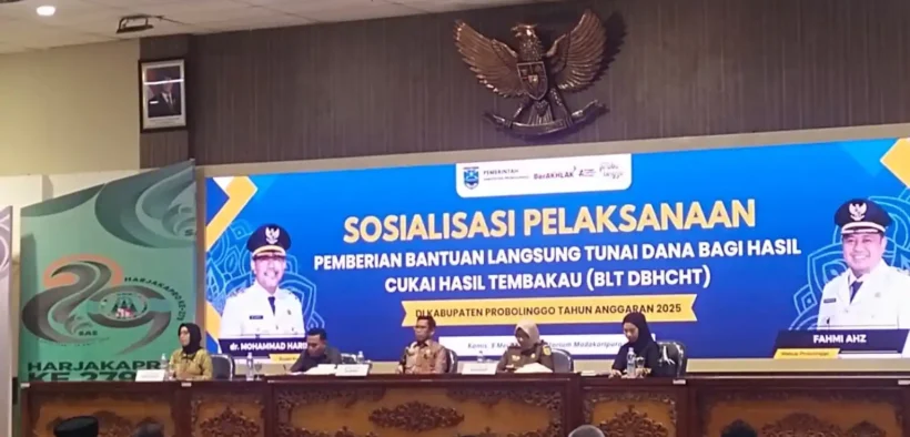Pemkab Probolinggo Salurkan Bantuan Langsung Tunai Dana Bagi Hasil Cukai Hasil Tembakau (BLT DBHCHT) untuk tahun anggaran 2025