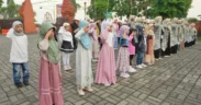 Wali Kota Mojokerto melepas keberangkatan TK Muslimat Kota Mojokerto untuk ikuti ajang Kreativitas PAUD se-Jawa Timur 2025