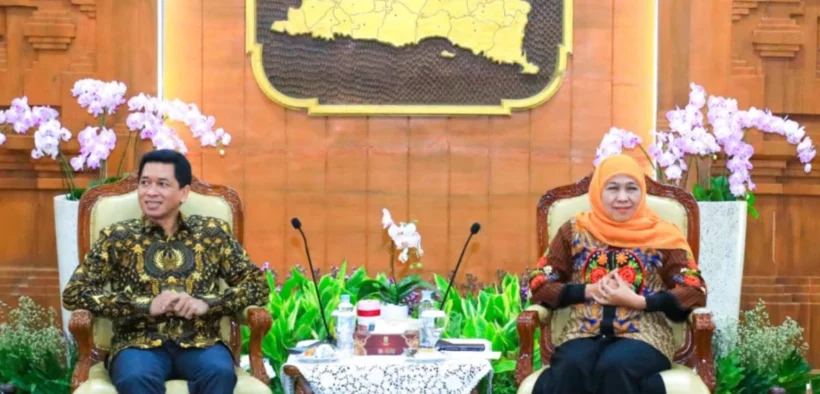 Khofifah bertemu dengan perwakilan ITS (Foto oleh: Wahyu)