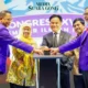 Khofifah dan Yusril Ihza Mahendra dalam Kongres Dokter Gigi Nasional (Foto oleh: Wahyu)