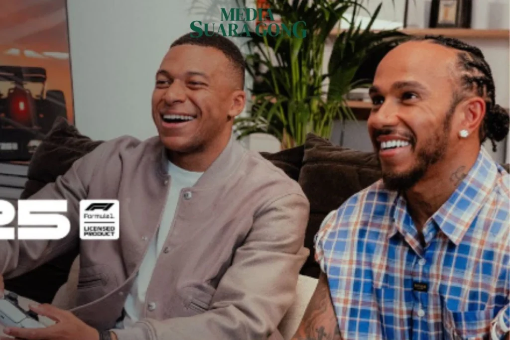 Lewis Hamilton dan Kylian Mbappe Main PS Bareng (Tangkap Layar oleh: Galih)