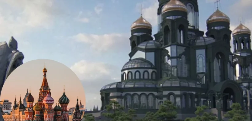 Melihat kemegahan Gereja Katedral Angkatan Bersenjata Rusia (Ilustrasi oleh: Galih)