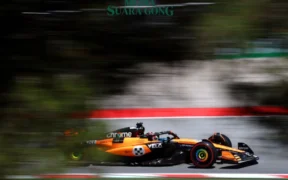 Oscar Piastri berhasil menempati posisi pertama F1 Free Practice Kedua (Tangkap Layar oleh: Galih)