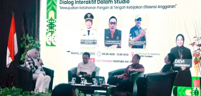 PWI dan RRI Jember Gelar Dialog Interaktif, Bahas Ketahanan Pangan