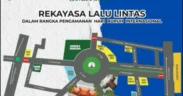 Rekayasa lalu lintas di Kota Malang saat May Day hari ini (Tangkap Layar oleh: Galih)