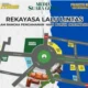 Rekayasa lalu lintas di Kota Malang saat May Day hari ini (Tangkap Layar oleh: Galih)