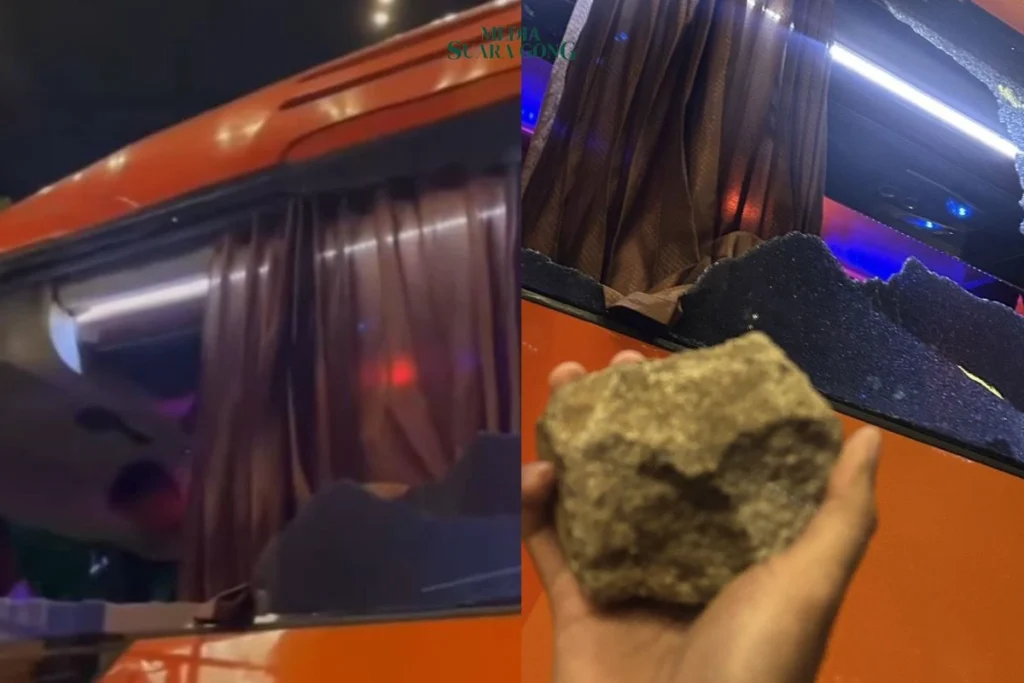 Usai Kalah dari Persik Kediri, Aremania Lempari Batu ke Bus Pemain
