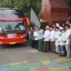 Ft : Bupati Arifin berangkatkan 359 Jemaah Calon Haji asal Trenggalek di depan pendopo Manggala Praja Nugraha