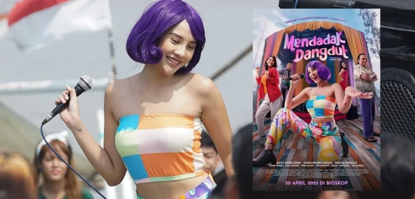 Anya Geraldine Memerankan Biduan dalam Film Mendadak Dangdut (Instagram/@anyageraldine)