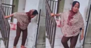 Viral video seorang nenek berlumuran darah berjalan menuruni tangga pasar yang diduga dihajar warga setelah ketauan mencuri Bawang Putih
