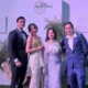 Aktor Cinta Brian dan penyanyi Gisel menjadi sorotan saat menghadiri pernikahan Luna Maya dan Maxime Bouttier