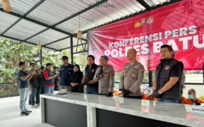 Dua Pria Asal Semarang Curi Komponen Listrik PJU di 20 Titik Kota Batu, Kerugian Capai Rp42 Juta