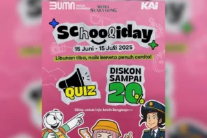 Liburan Sekolah Tiba, KAI Hadirkan Promo Tiket Kereta Diskon 20%