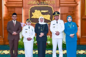 Gubernur Khofifah Lantik Bupati-Wabup Magetan: Titip Program Strategis