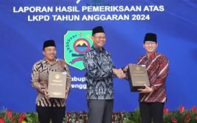 Trenggalek berhasil mempertahankan Opini Wajar Tanpa Pengecualian (WTP) dari Badan Pemeriksa Keuangan (BPK)