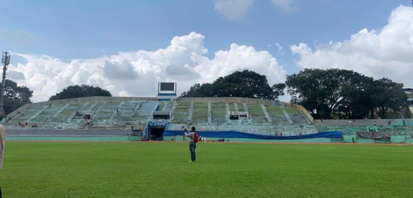 Stadion Gajayana mulai bersolek jelang pembukaan Pekan Olahraga Provinsi (Porprov) Jatim 2025, Pastikan finishing tepat waktu