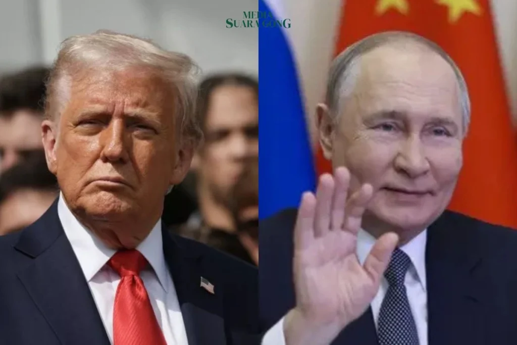Donald Trump, melontarkan peringatan keras kepada Presiden Rusia Vladimir Putin terkait konflik berkepanjangan di Ukraina