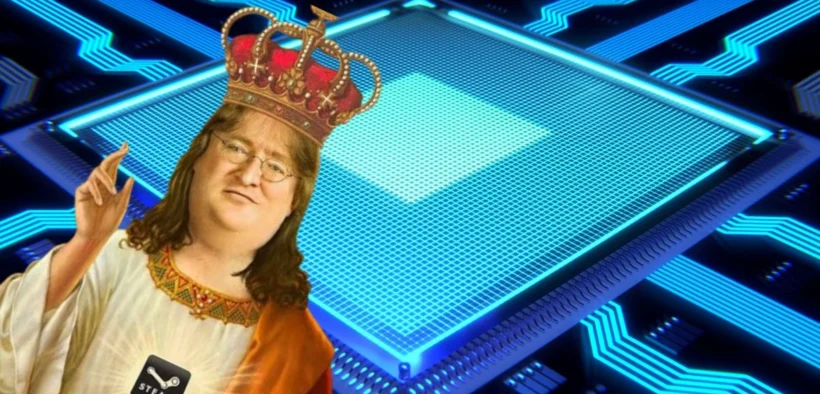 Alih-alih mengumumkan Half-Life 3 yang sudah bertahun-tahun jadi spekulasi, Lord Gaben justru akan merilis chip otak.