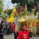 Ratusan nelayan di Perairan Prigi Kecamatan Watulimo Kabupaten Trenggalek menggelar tradisi Larung Sembonyo.