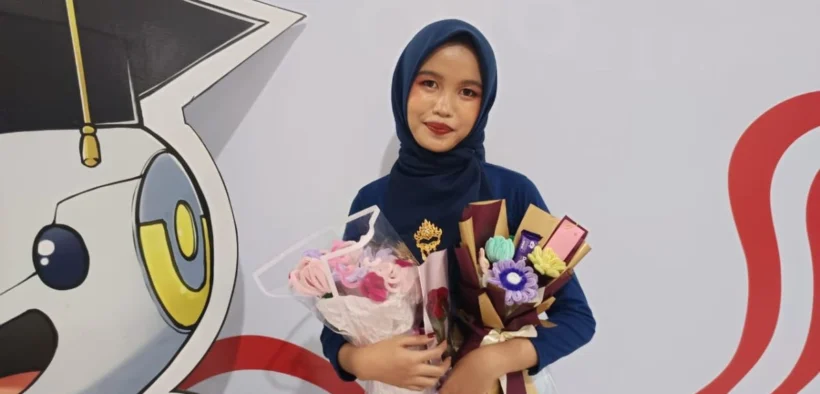 Shergie Kaiyla, mahasiswi cantik berusia 19 tahun yang kini resmi menjadi anggota tetap Brawijaya University Student Choir (BUSC).