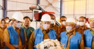 Bupati Jombang Warsubi tinjau Tempat Pemrosesan Akhir (TPA) sampah serta berangkatkan pengiriman perdana Produk Sampah RDF