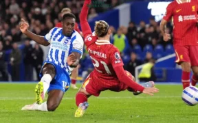 Brighton raih kemenangan dramatis 3-2 atas juara Liga Inggris, Liverpool