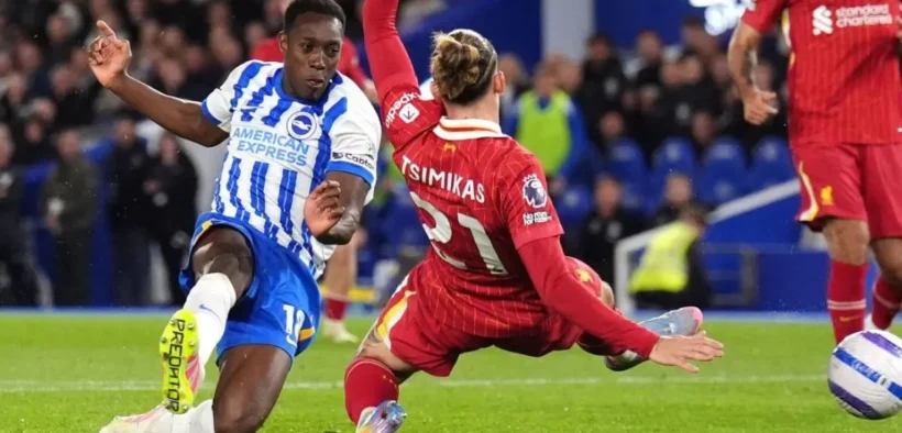 Brighton raih kemenangan dramatis 3-2 atas juara Liga Inggris, Liverpool
