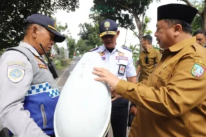 Bupati Jombang Tinjau Langsung Perbaikan Penerangan Jalan di Ruas Ploso