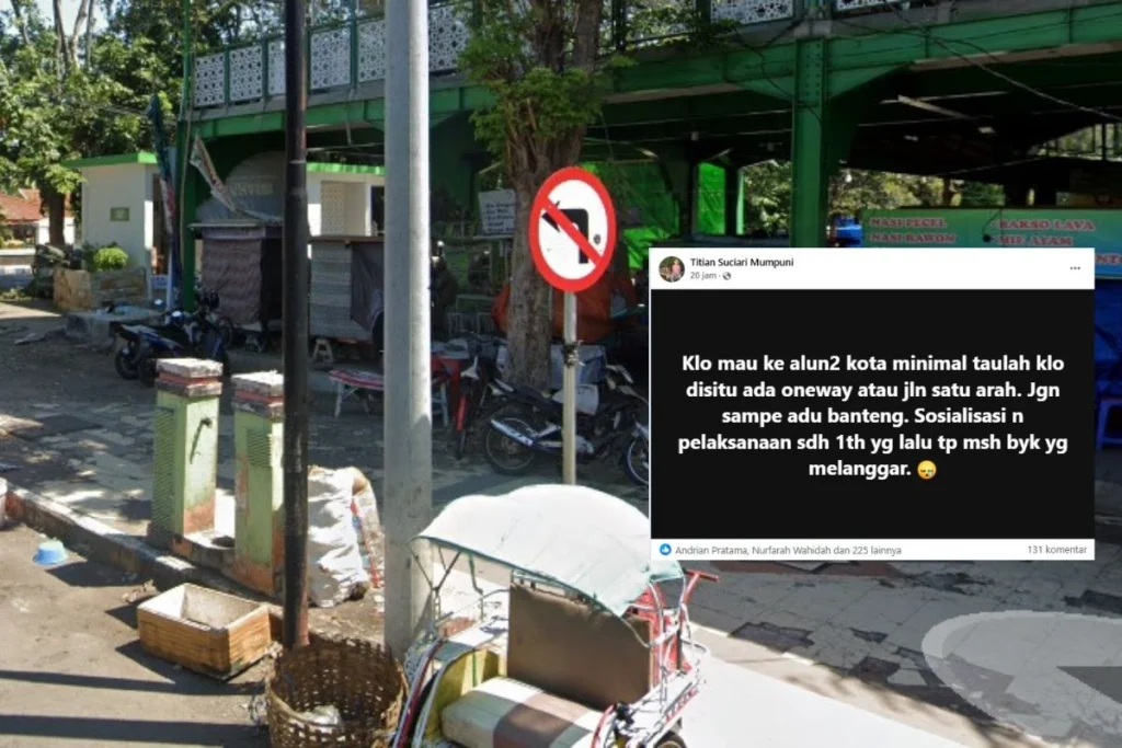 Masih banyaknya pelanggaran aturan lalu lintas, khususnya terhadap sistem jalur satu arah di Jalur Alun-Alun Kota Probolinggo